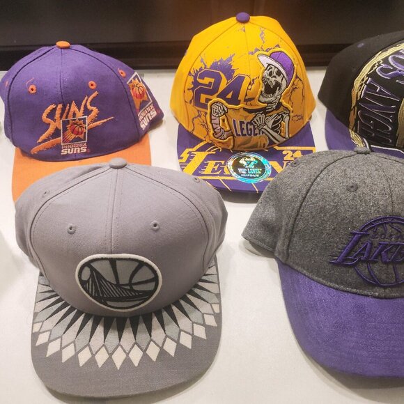 NBA hat lot vintage 9 Hats In Total, Very Had To Find Ones Included! - Picture 4 of 15